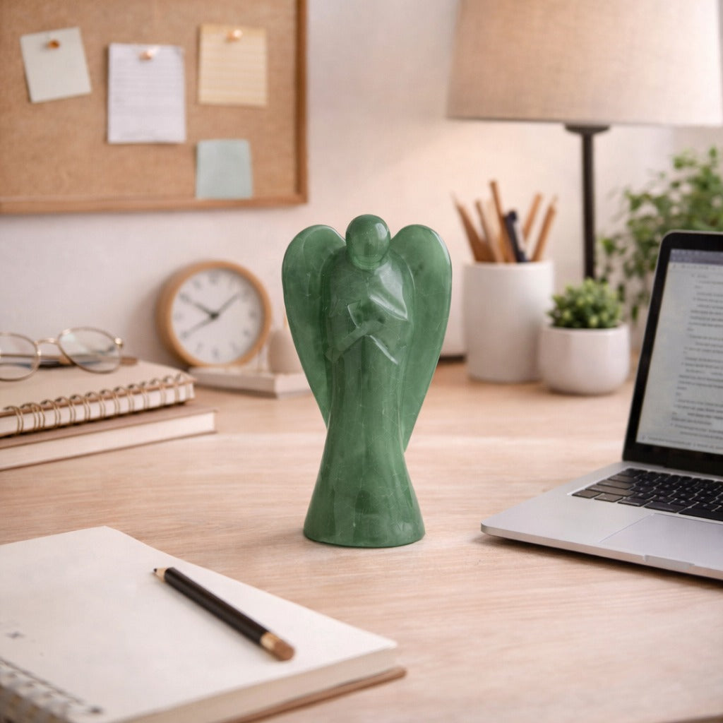 Green Aventurine Angel