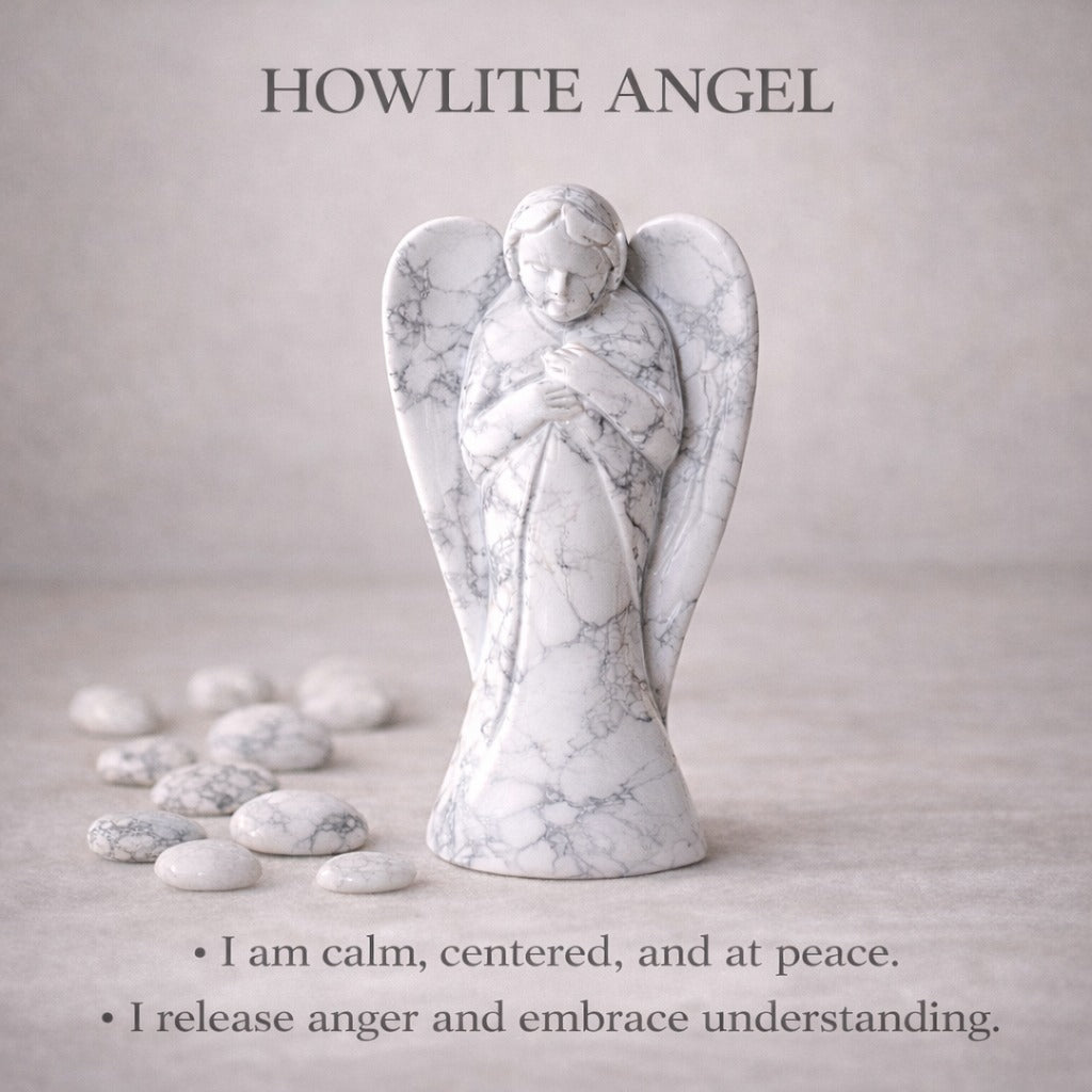 Howlite_Angel