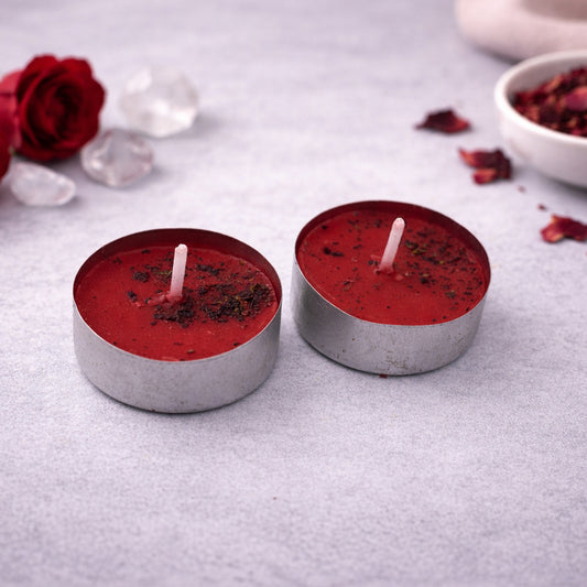 lust intention tealight for passion and attraction energy