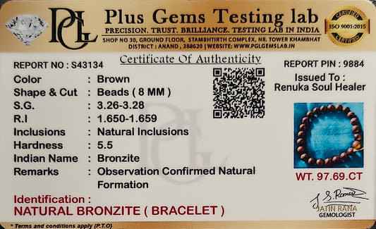 Bronzite Bracelet
