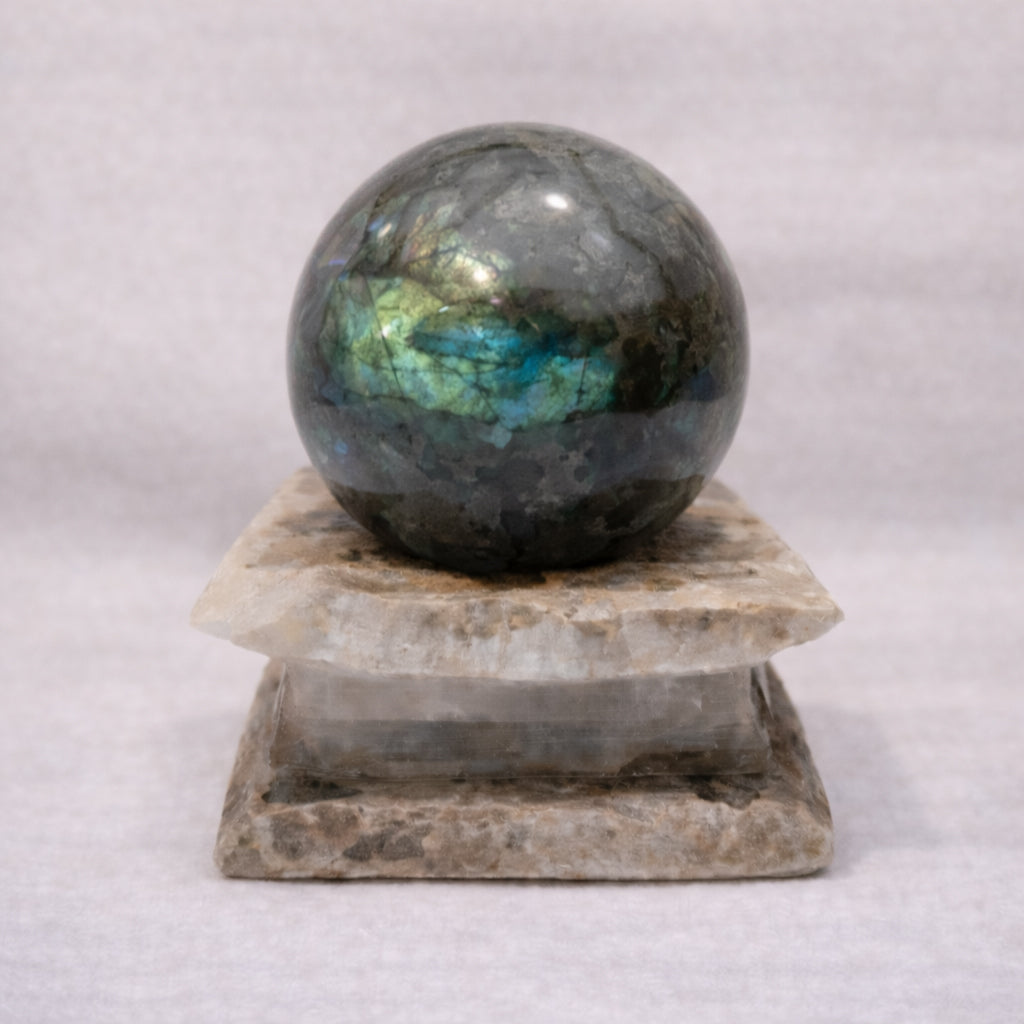 labradorite sphere for intuition protection and awareness