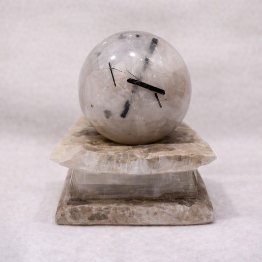 black rutile sphere for focus protection and mental clarity