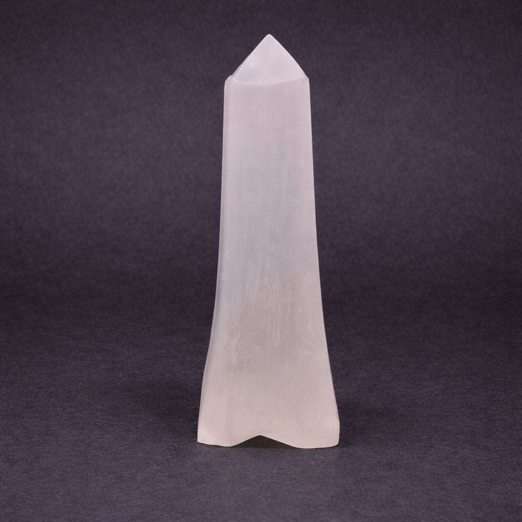 selenite tower for energy cleansing