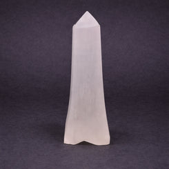 selenite tower for energy cleansing