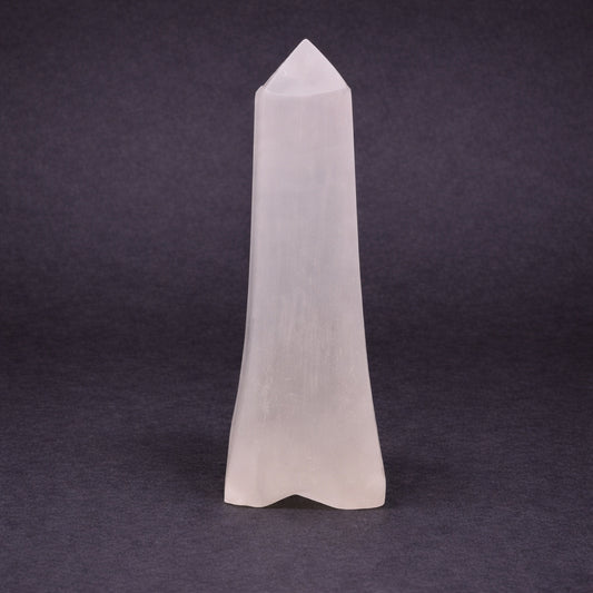 selenite tower for energy cleansing