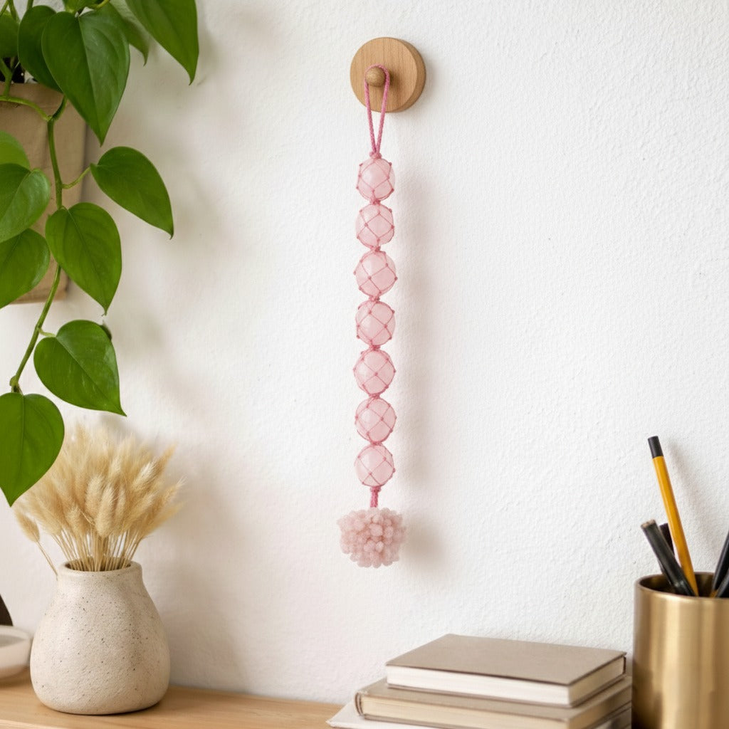 Rose Quartz Hanging