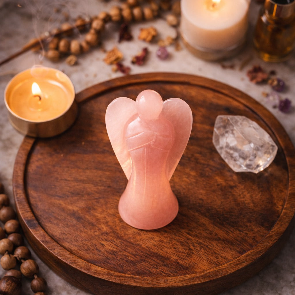 Rose Quartz Angel