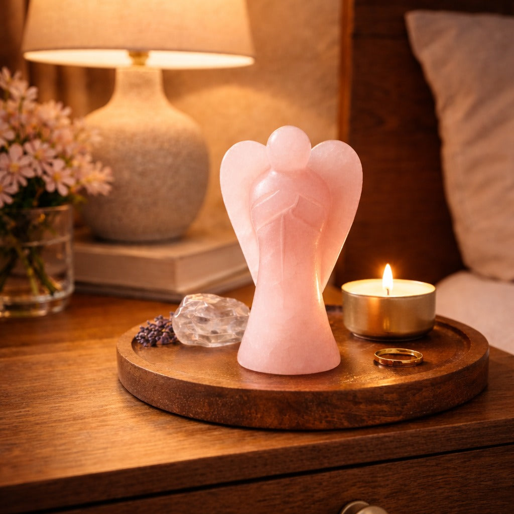 Rose Quartz Angel