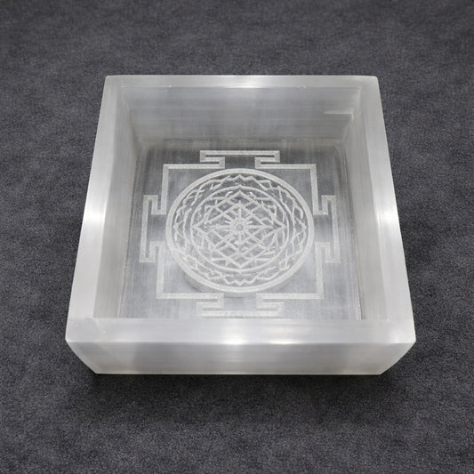 selenite shreeyantra box for clarity