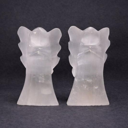 selenite angel for peace clarity and emotional calm