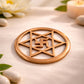 copper swastika symbol for auspiciousness and positivity