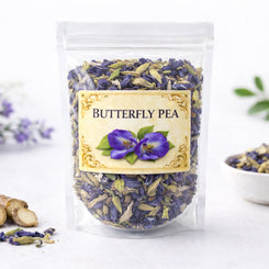 butterfly pea herb for calm focus and mental clarity