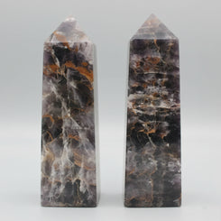 Amethyst jumbo crystal tower for home decor