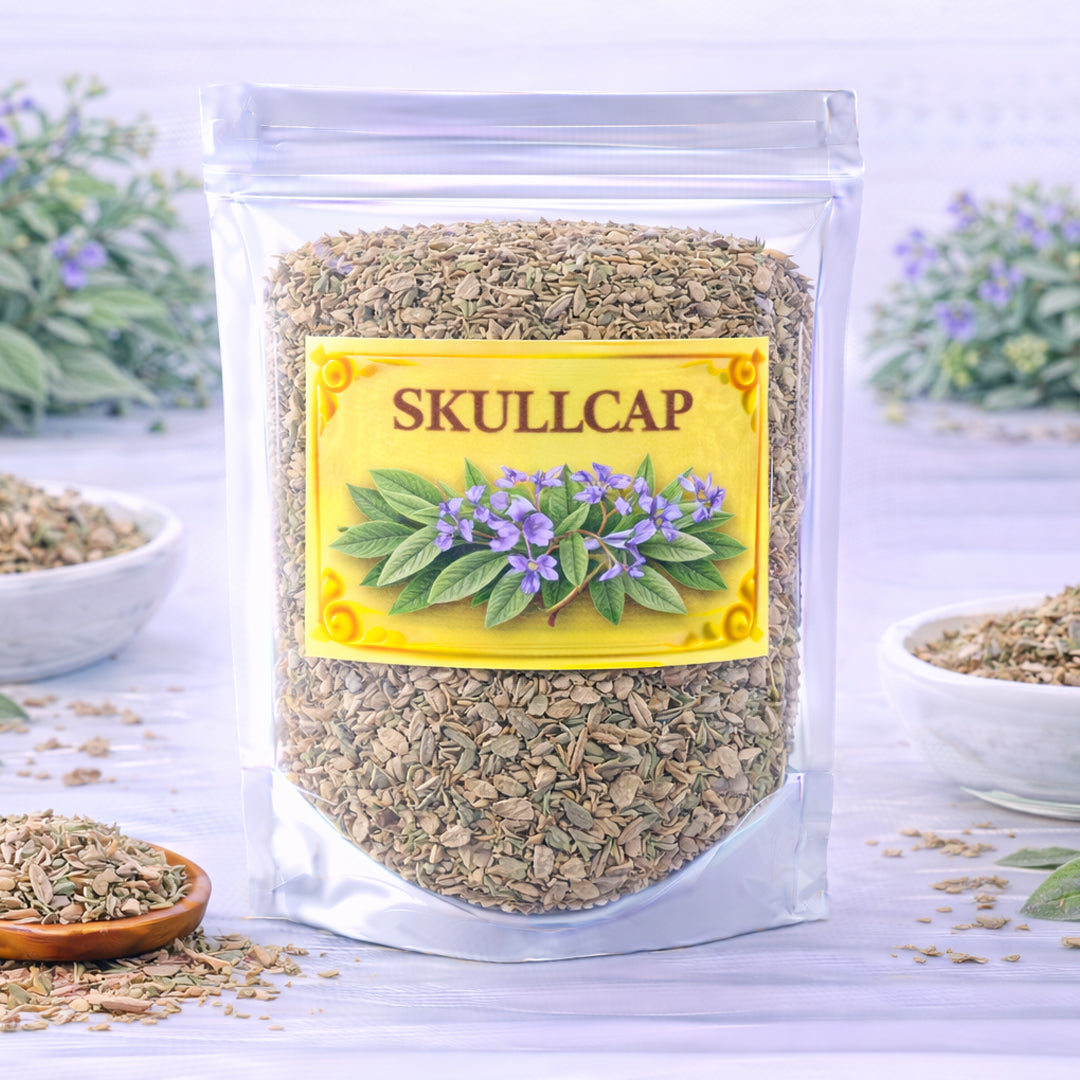 skullcap herb for calm relaxation and mental balance