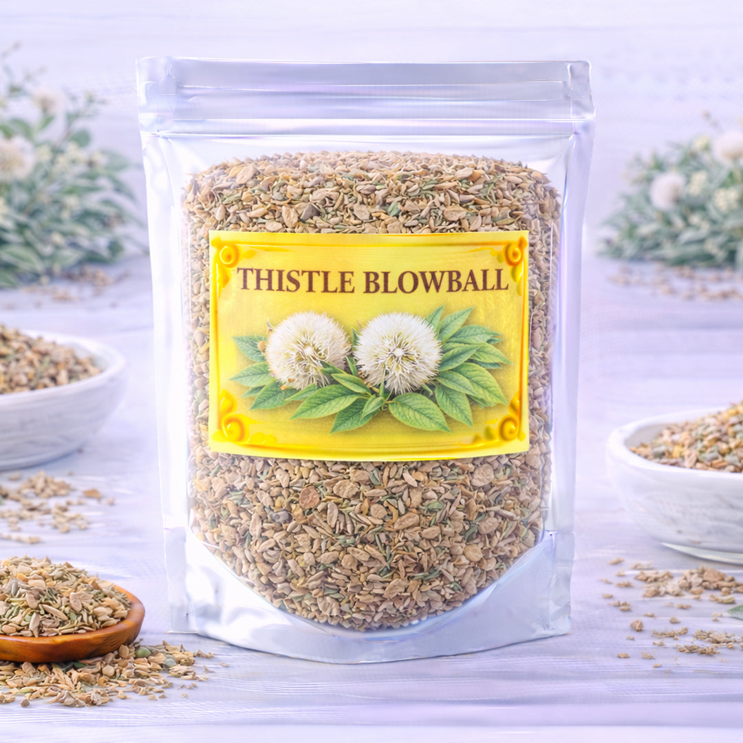 thistle blowball for release wishes and lightness