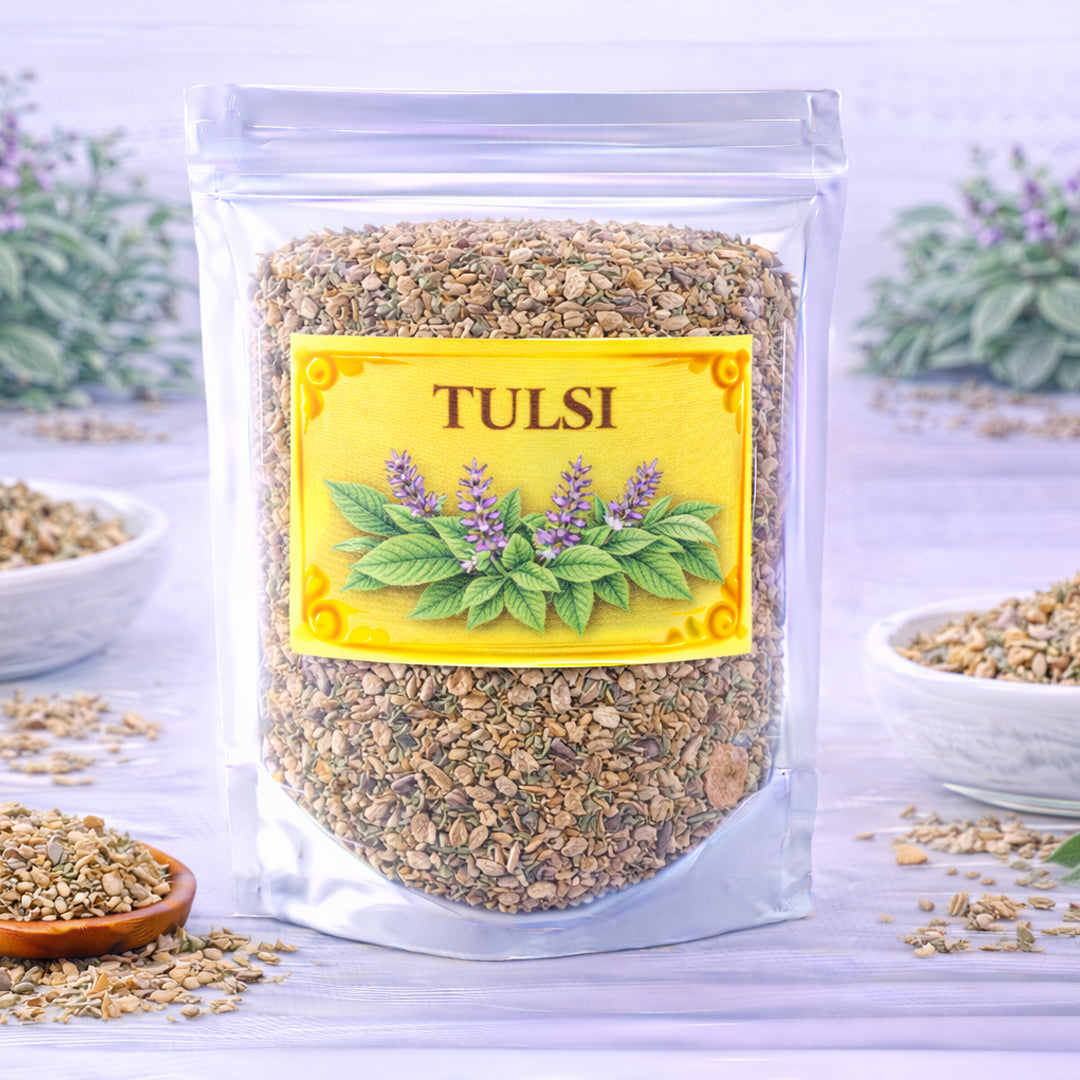 tulsi herb for purity calm and spiritual balance