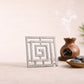 lead square helix for stability grounding and vastu balance