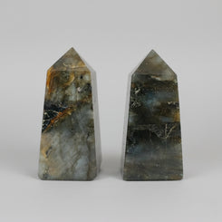 Labradorite crystal tower decor