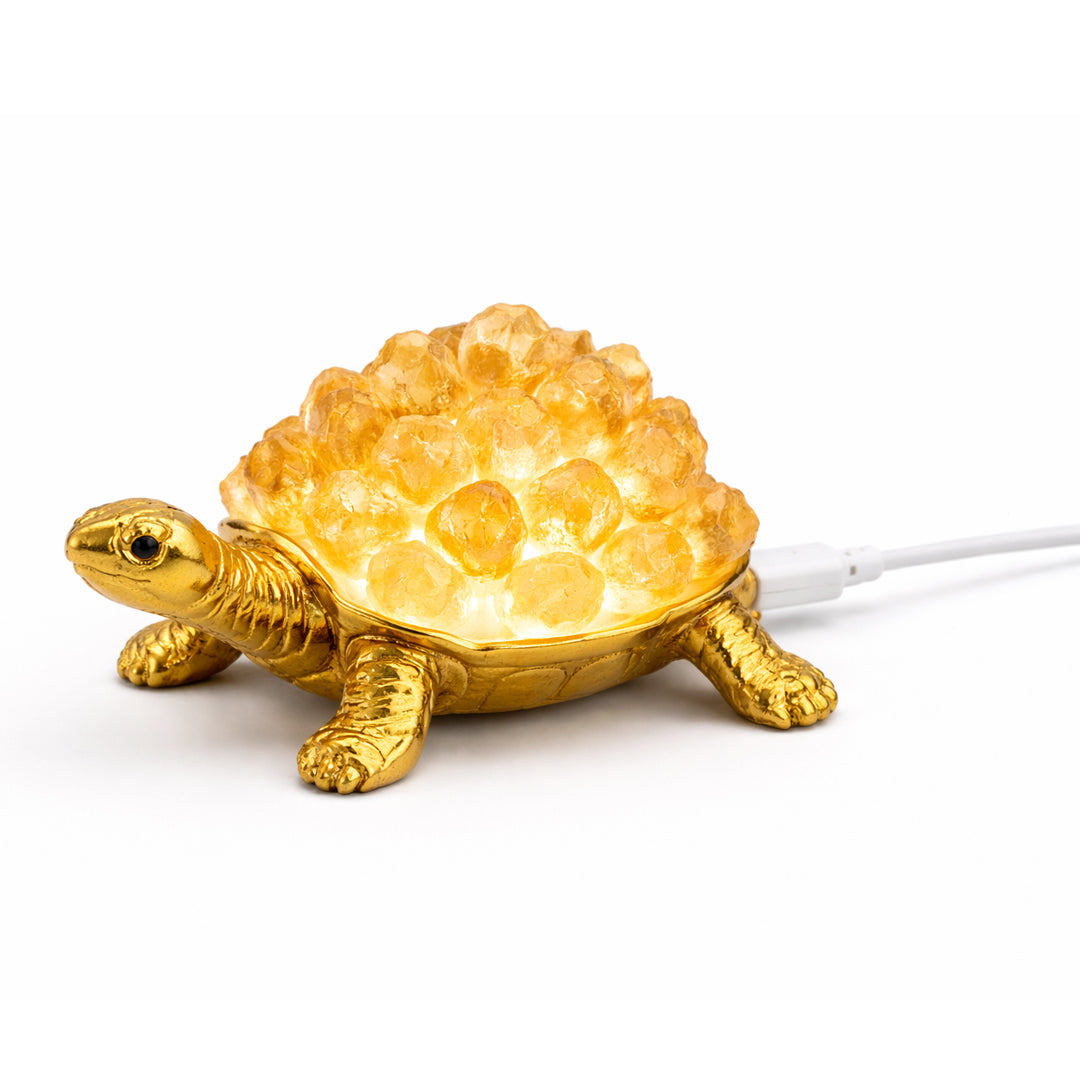 citrine crystal turtle for abundance positivity and prosperity