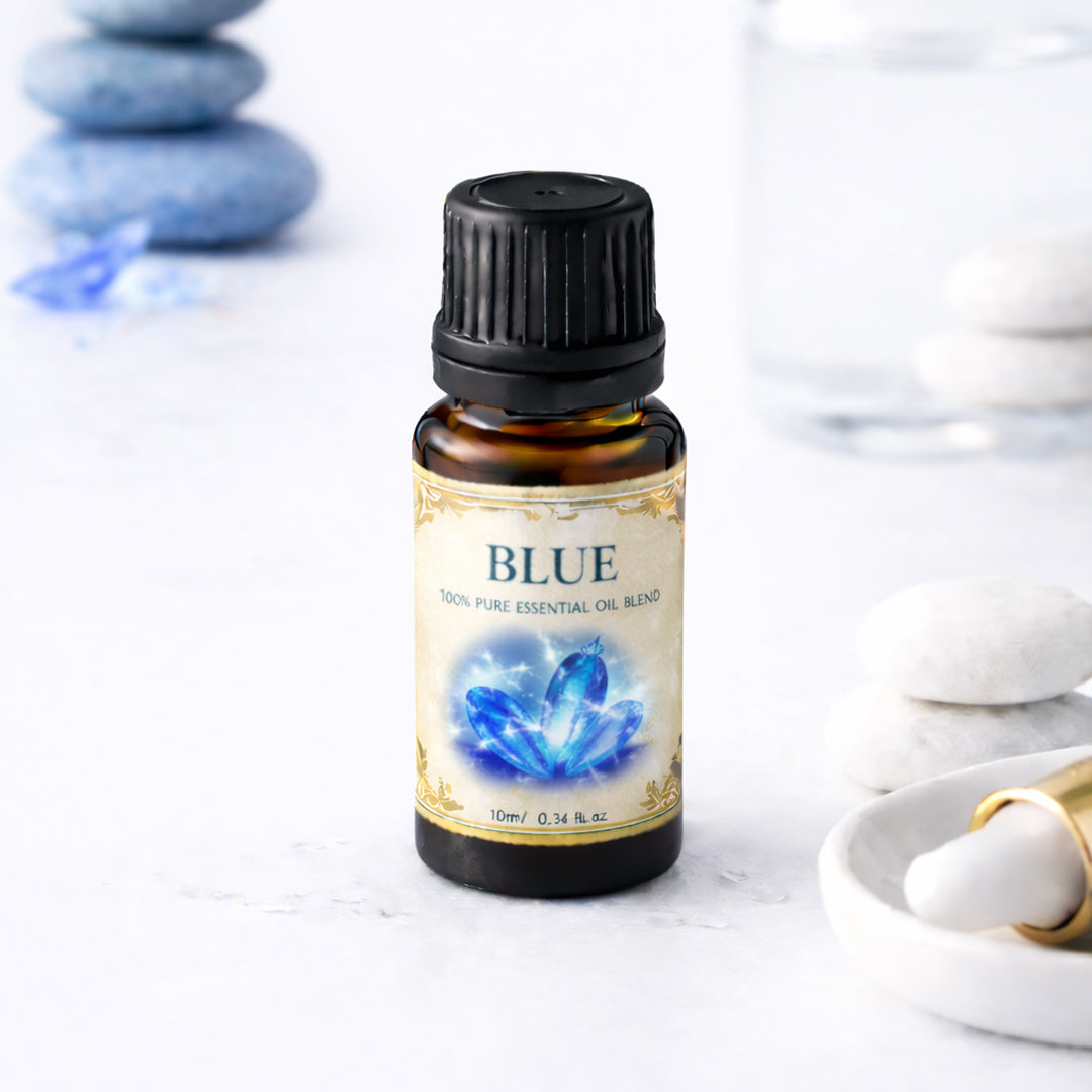 blue oil for calm communication and emotional balance