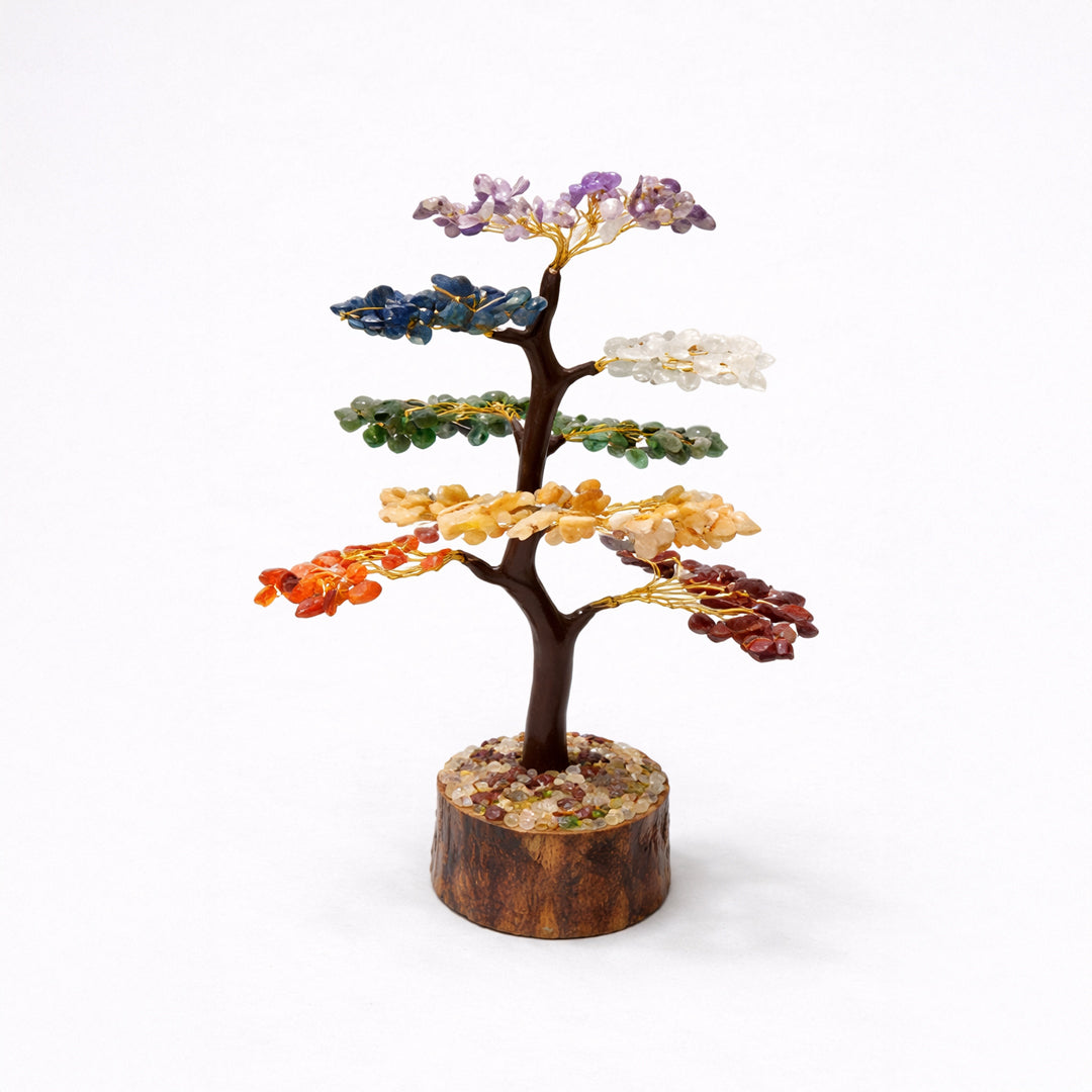7 chakra crystal tree for vastu decor