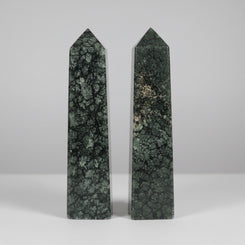 Flower tourmaline crystal tower decor