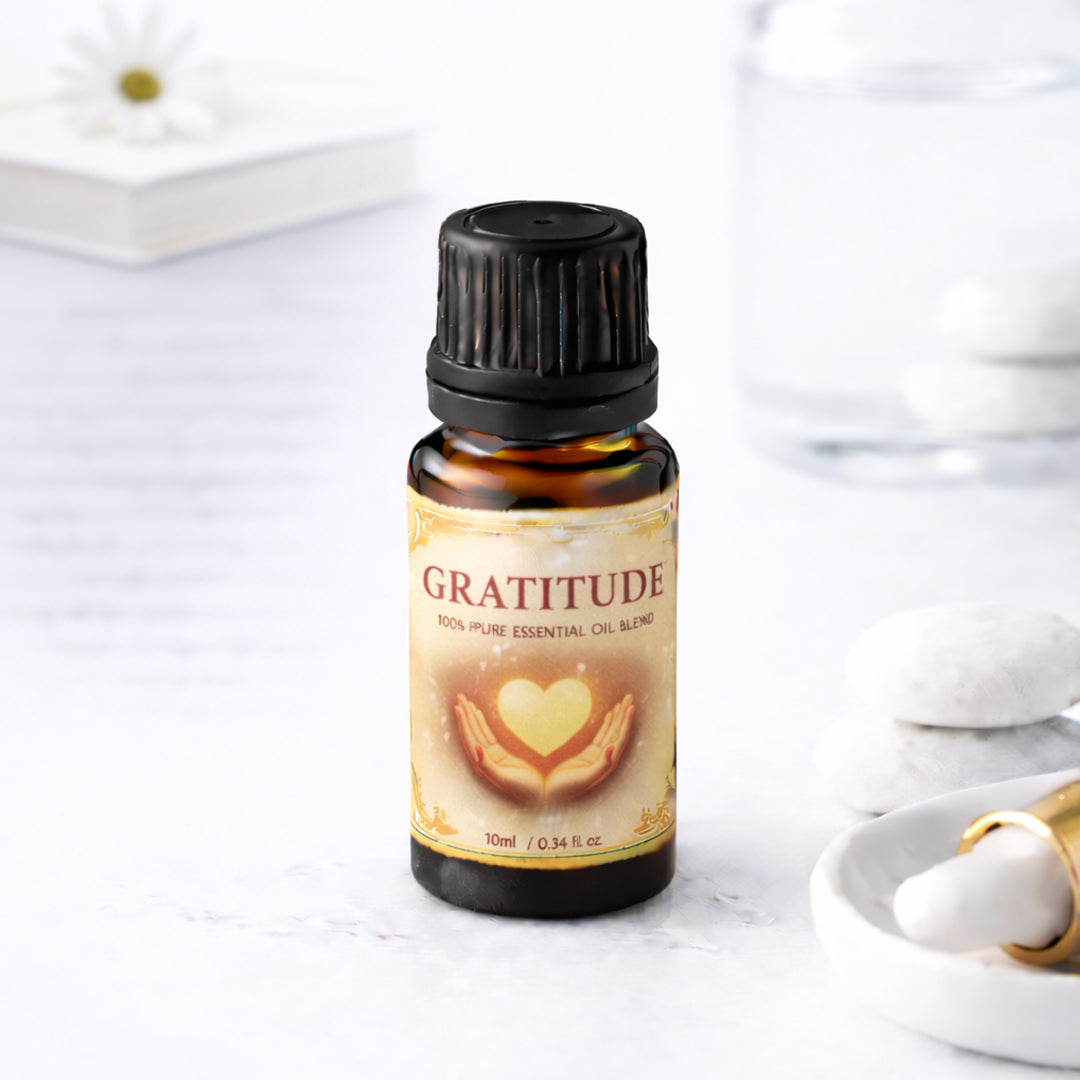 gratitude oil for positivity appreciation and abundance