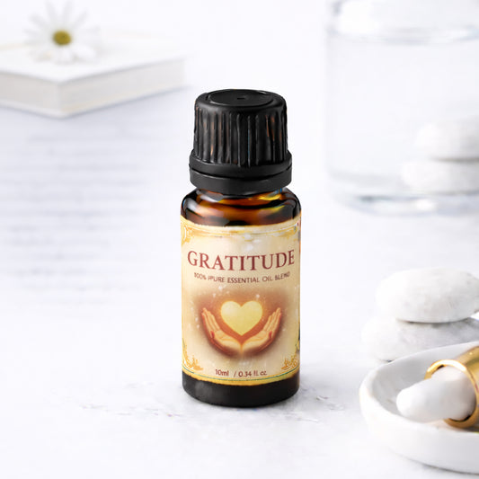 gratitude oil for positivity appreciation and abundance