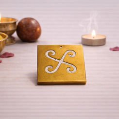 brass spiral block for grounding and balance