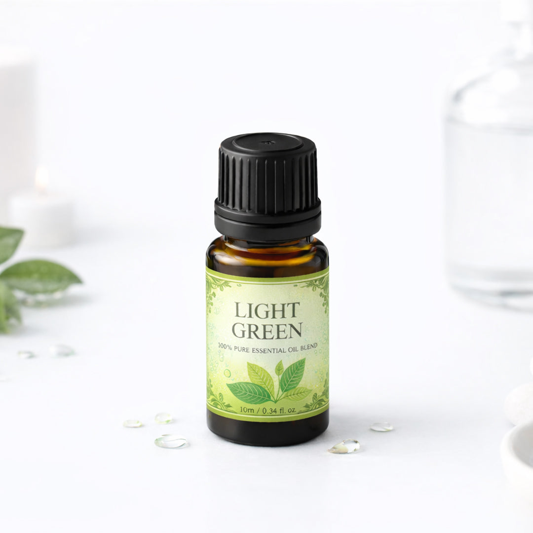 light green oil for healing balance and renewal
