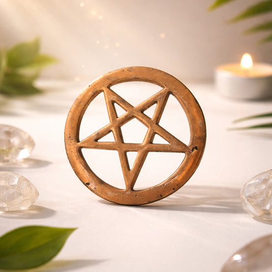 copper star aryama yantra for discipline order and stability