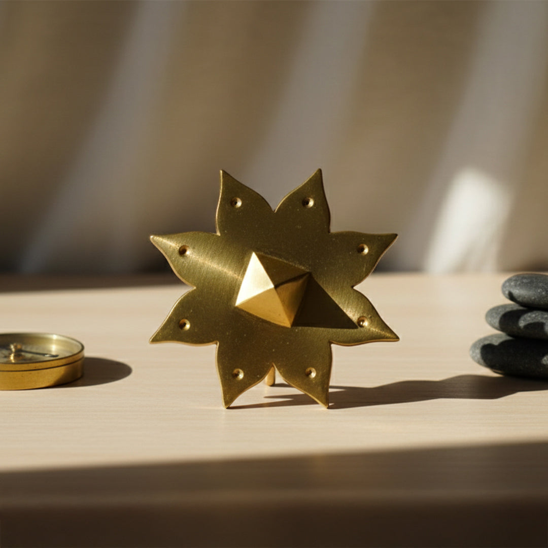 brass vastu plate for energy balance and grounding 