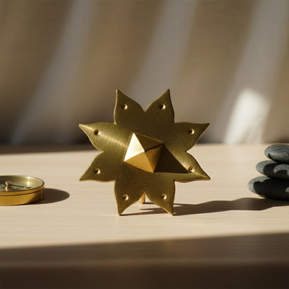 brass vastu plate for energy balance and grounding 