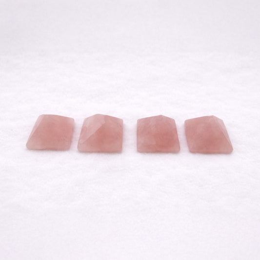 Rose quartz pyramid for spiritual decor