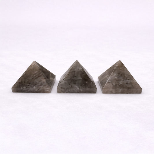 Smoky quartz crystal pyramid for decor