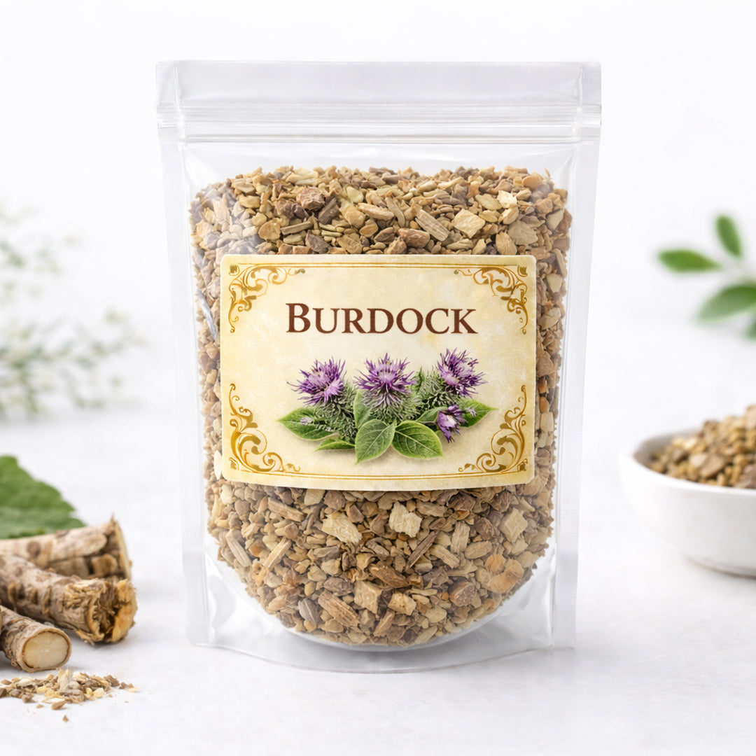 burdock root for cleansing grounding and renewal