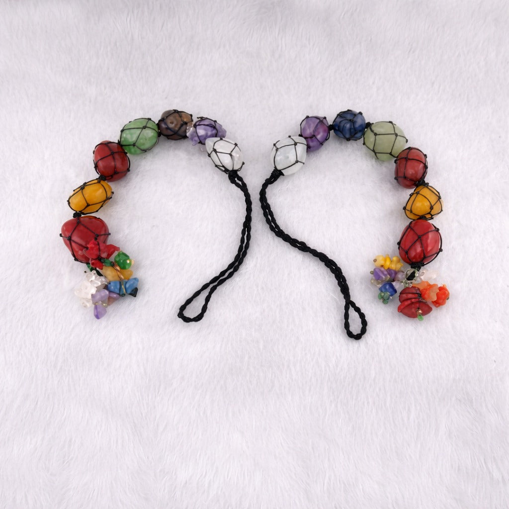 7 chakra crystal hanging for energy harmony and balance