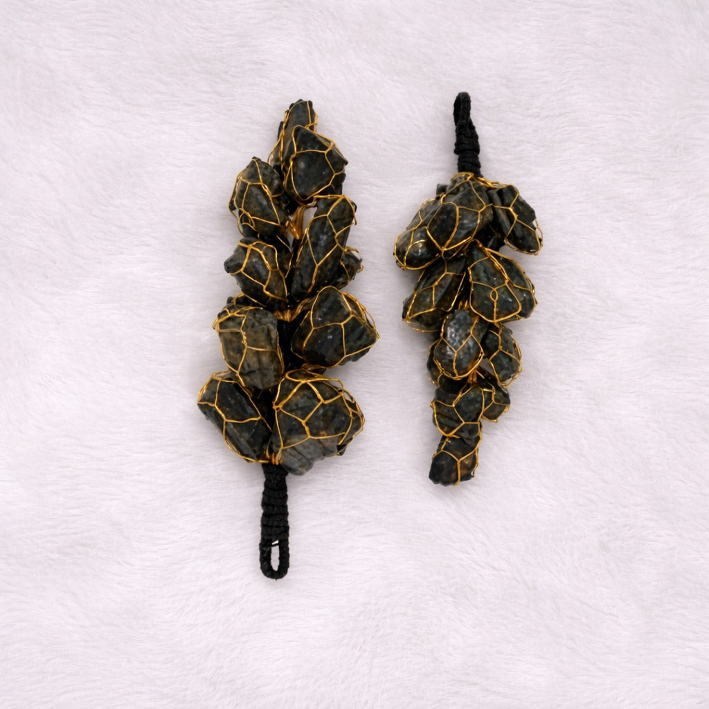 black tourmaline hanging for grounding and energy protection