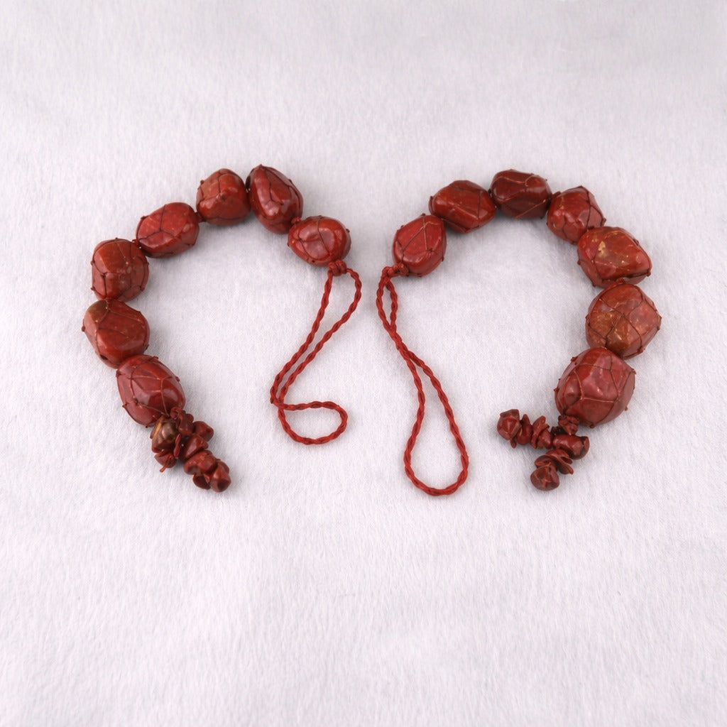 red jasper hanging for grounding strength and stability