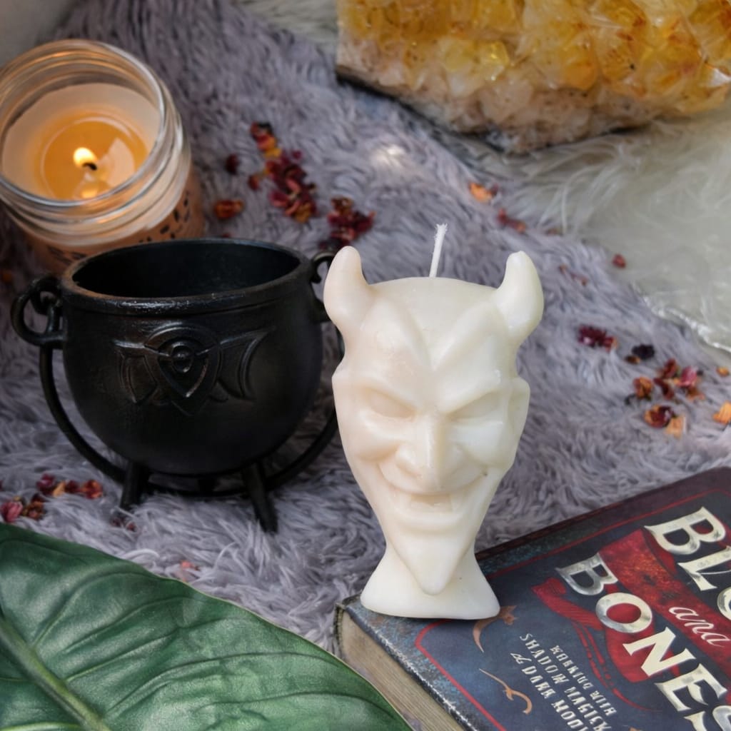 Devil Figurine Soy Wax Candle | Wicca | Colour Option Available