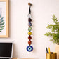7 Chakra Tumble Hanging With Evil Eye