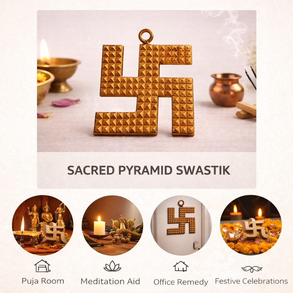 Copper Pyramid Swastika