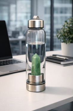Aventurine Crystal Bottle