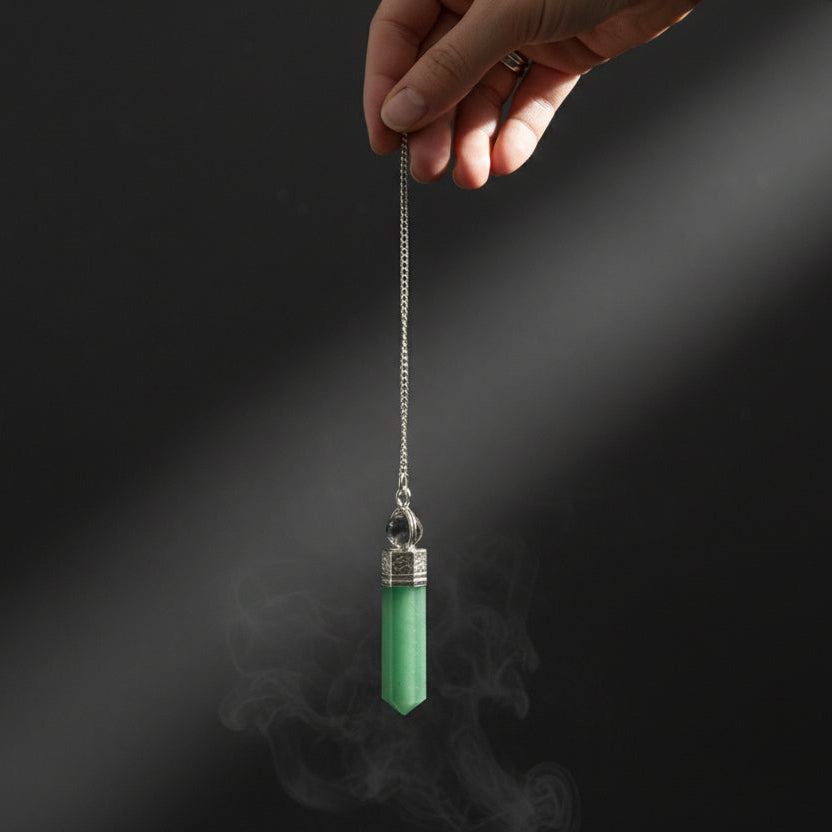Green Aventurine Crystal Pendulum
