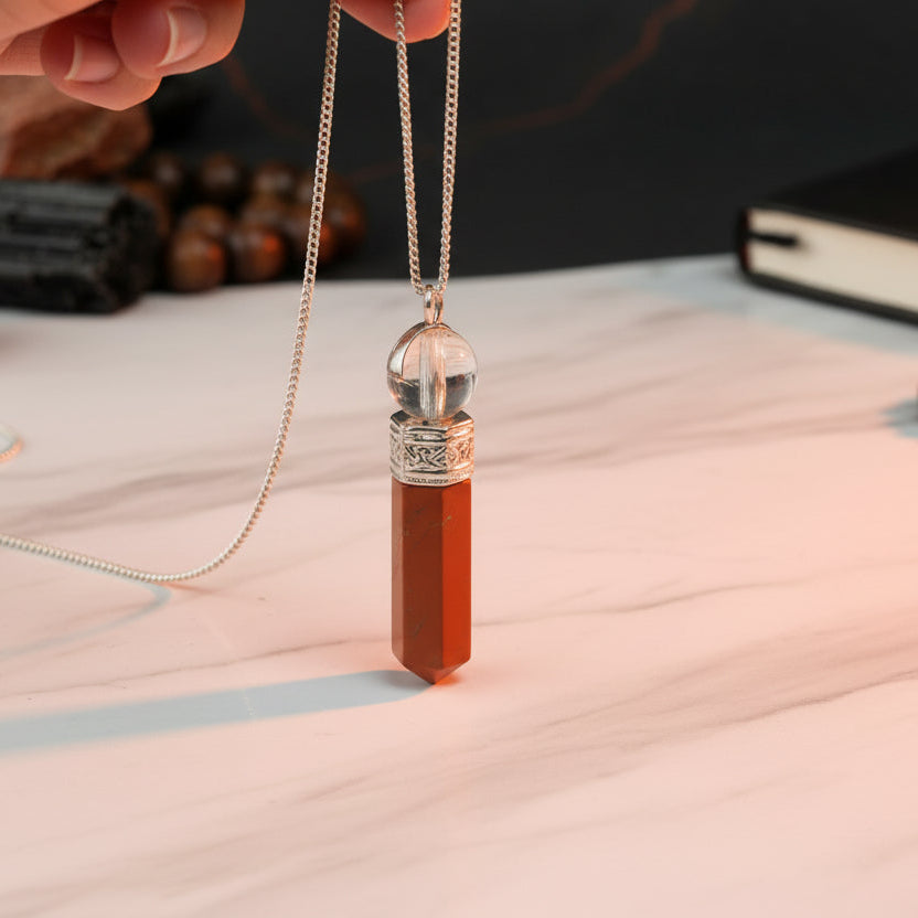 Carnelian Natural Pencil pendulum