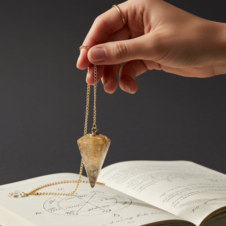 Clear Quartz Organ Pendulum