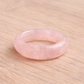 Natural rose quartz gemstone
