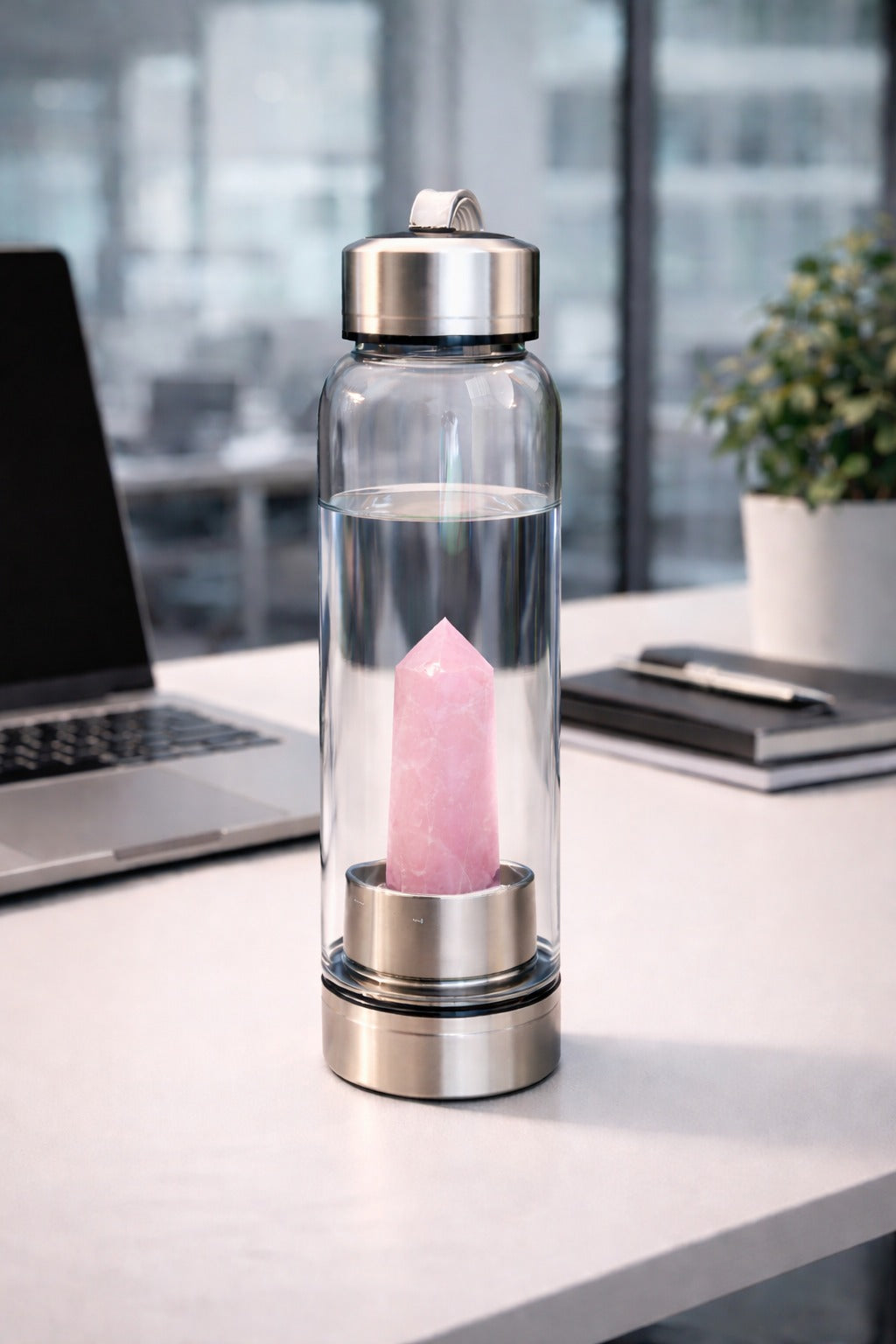 Rose Quartz Bottle