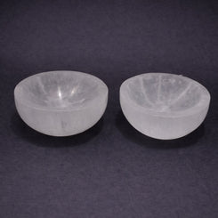 selenite round bowl for calm and balanced energy